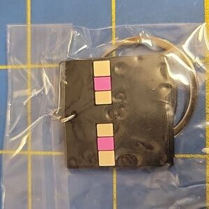 Minecraft Creeper themed Keyring New